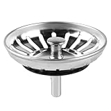 Spülbecken Siebkörbchen, Ø 78 mm Spülbecken Stöpsel für Spülbecken, Siebkorbeinsatz...