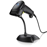 CSL - Barcode Scanner 1D 2D QR kabelgebunden – Single und Multi Scan - Bildschirm scannen -...