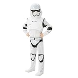 Rubie's 3620268 - EP7 Stormtrooper deluxe child, L - 7/8 Jahre, weiß/schwarz Halloween