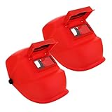 NOLITOY 2 Stück Verstellbare Schweißmaske mit Erweitertem Sichtfeld und Automatischem UV Schutz...