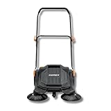 FUXTEC Handkehrmaschine FX-HK65, Kehrgerät für mittlere bis größere Außenbereiche, 650 mm...