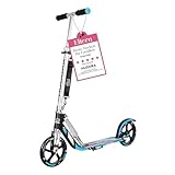 HUDORA BigWheel 205 Scooter - Stabiler Aluminium-Roller - Höhenjustierbarer & zusammenklappbarer...