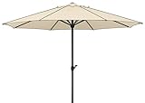 Schneider Sonnenschirm Adria, natur, 350 cm rund, 685-02, Gestell Alu/Stahl, Bespannung Polyester,...