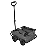 Qudinip Pet -Kinderwagen, 4 Falten Pullable Pet Cart V -Form -Design 45 ° Vordereingang, 3...