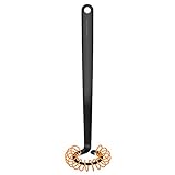 Fiskars Spiralbesen, Länge: 27 cm, Ø 6 cm, Kunststoff, Functional Form, Schwarz, 1014438