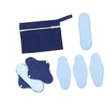 PACKOVE 1 Satz 8 Stück Waschbare Stilleinlagen Waschbare Periodenbinden Slipeinlagen Stilleinlagen...
