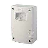 Electraline 58064 Dämmerungsschalter mit Programmierung, Nachtlicht, Timer, für Verwendung Outdoor...