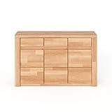 Kommode Sideboard aus Kernbuche teilmassiv geölt mit drei Türen und drei Schubladen ,...