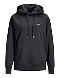JJXX Jack & Jones Damen Jxabbie RLX Ls Every Hood SWT Noos Kapuzenpullover, Black/Print:White Logo,...