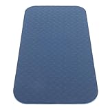 TOGEVAL Tpe Yogamatte Extra Breit und Rutschfeste Knieschoner Matte für Yoga Heimfitness...