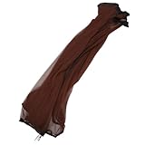 Anneome Moskitonetz Sonnenschirm Braun Insektenschutz Outdoor Bug Screen mit Reißverschlusstür...