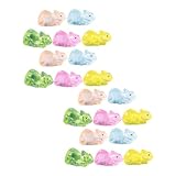 Supvox 20 Stück Leuchtende Gecko Ornamente Mini Eidechsenfiguren Garten Miniatur Mikro Landschafts...