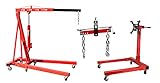 Herkules Werkzeuge Werkstattkran 2000 kg + Motorheber 1500 LBS Positionierer + Motorständer...