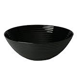 Arcoroc ARC L8806 Harena Schale, Stapelschale, Schüssel, 27.3cm, 3.1 Liter, Opalglas, schwarz, 1...