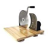 YWJLQH Brotschneidemaschine Allesschneider Brotschneider Aufschnittmaschine mit Faltbarem Holzbrett...