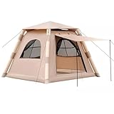 WHYATT Aufblasbares Zelt, Zelte, Tragbares Und Wasserdichtes Zelt, Zelt 4-8 Personen, Campingzelte...