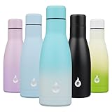 BJPKPK Isolierte Trinkflasche 350ml (12oz) Kleine Edelstahl-Becher Wasserflaschen Wiederverwendbarer...