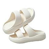 HENGIN Badelatschen Dicke Bottom Pantoffeln Frauen Weiche Alleinige Plattform Sandalen Frau Sommer...