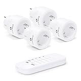 Sonero Funk-Steckdosen Set 2300 Watt | 1x Fernbedienung, 4x Steckdose für den Innenbereich, 30m...