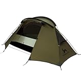 TOMOUNT Zelt 1 Person Nylon Ultraleichte Campingzelt Kleine Packungsgröße, 4 Saison Wasserdicht &...