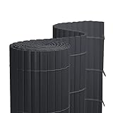 jarolift PVC Sichtschutzmatte Balkon Sichtschutz Wetterfest für Garten Terrasse, Sichtschutzzaun...