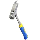 S&R Latthammer, Zimmermannshammer 600 g Kopfgewicht, Fiberglasstiel, magnetischer Nagelhalter,...