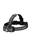 Ledlenser MH7 Outdoor Stirnlampe LED, Schwarz/Grau, aufladbar mit Akku, 600 Lumen, fokussierbar,...