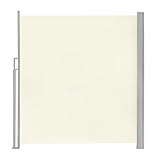 WOLTU Seitenmarkise ausziehbar, Markise 160x350 cm, Sichtschutz Sonnenschutz Windschutz, für Balkon...