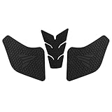 Jvareaty Motorrad rutschfeste Seitliche Tank Pad Aufkleber für MT07 2021 Wasserdichtes Pad