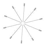 CHILDWEET 10 Stück Brosche Sicherheitsnadel Stick Pin Mit Perlenkopf Für Anzug Krawatte Hut Ideal...