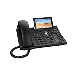 Snom D385N IP Telefon, SIP Tischtelefon, 4,3' TFT-Farbdisplay 480 x 272 Pixel, 12 SIP-Identitäten,...