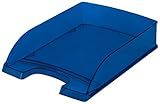 Leitz Briefkorb Standard A4, Transparente Briefablage in Premium-Qualität, Stapelbares Ablagefach...