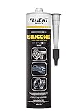 Fluent Source - Hochtemperatur Silikon Dichtmasse Dichtsilikon Dichtungssilikon Dichtstoff 300ml...