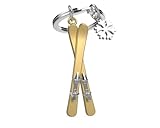 O meta[l]morphose Metalorphose MTM151-01 Schlüsselanhänger für Ski und Flocke, goldfarben, one...
