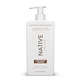 Native Shampoo für Frauen & Männer - ohne künstliche Duftstoffe oder Mineralöle - Kokosnuss- &...
