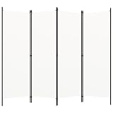 Myheimly 4-TLG. Raumteiler Klappbar Freistehend Trennwand Paravent Umkleide Sichtschutz Spanische...