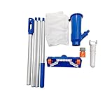 ELSAIL Saug-Poolreiniger Staubsauger-Set for den Außenbereich, Poolboden reinigen, Netz-Poolfilter,...
