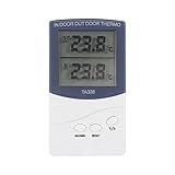 Rtauhife 2 in 1 mini Digital Indoor Outdoor LCD Thermometer Temperatur Tester Sensor