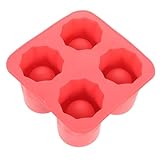 PRETYZOOM 4 Eiswürfelschale aus Silikon eismaschine eiswürfel set ice cubes tray eiswürfel...