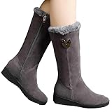 Generisch Lässige Winterstiefel für Damen, warme isolierte Stiefel Damen,Warme Stiefel mit...