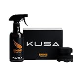 KuSa Reifen Pflege Set: Reifenglanzspray 500ml + Applikatorpad - pflegt und schützt Gummi der...