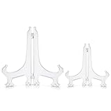 2 Stück Staffelei Plastik Platten ständer Halter, 17.5cm Transparenter Staffeleiständer...