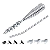Sonnenschirmständer aus Metall, Schirmständer aus Metall, Erdungsschraubenhalter, tragbarer...