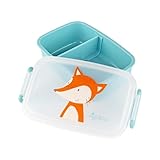 sigikid 25365 Brotzeitbox Fuchs Lunchbox mit Trennwand, BPA-frei, sicher, leicht, empfohlen für...