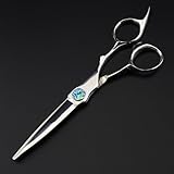 Haarschneideschere, 15,2 cm, professionelle JP 440C Stahlschalenschere, Haarschnitt, Effilierschere,...