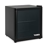 °CUBES Mini Kühlschrank schwarz 48L | Leise & energieeffizient | Kompakter Getränkekühlschrank...