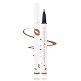 Lipliner Wasserfest, Braun Matte Lip Liner, Langanhaltend & Wischfest Liquid Lippenkonturenstift,...
