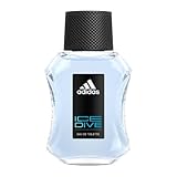 adidas Ice Dive Eau de Toilette, langanhaltender Herren-Duft mit belebender Zitrusnote und...