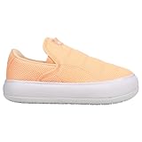 PUMA Womens Suede Mayu Mono Slip-On Platform Sneakers Shoes Casual - Orange - Size 6.5 M