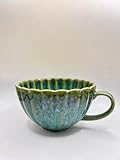 FülleMore 500 ml Kaffeetasse aus Keramik einzigartige Müslitasse mit Henkel Teetasse Glasur...